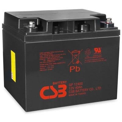 CSB Backup VRLA AGM battery CSB GP12400, 12V, 40Ah
