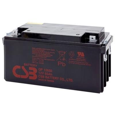 CSB Backup VRLA AGM battery CSB GP12650, 12V, 65Ah