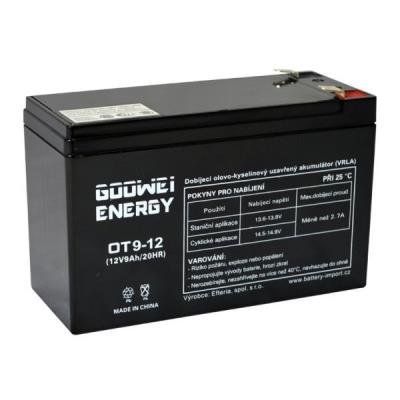 Backup VRLA AGM battery 12V/9Ah battery (OT9-12)