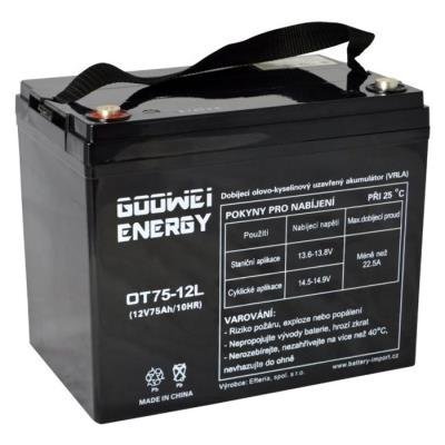 Backup VRLA GEL battery 12V/75Ah battery (OTL75-12)