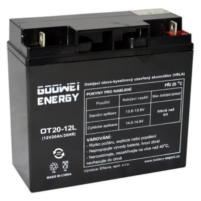 Backup VRLA GEL battery 12V/20Ah battery (OTL20-12)