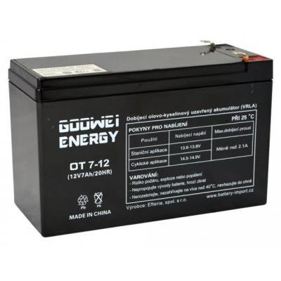 Backup VRLA AGM battery 12V/7,2Ah battery (OT7.2-12 F2)