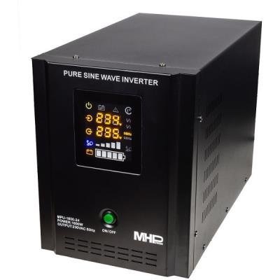 Inverter MPU-1800-24, UPS, 1800W, pure sine wave, 24V