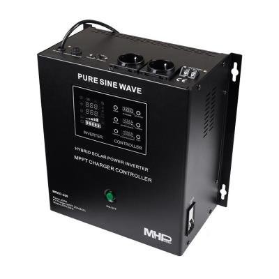 Inverter MSKD-300-12, UPS, 300W, pure sine wave, 12V, solar regulator MPPT 