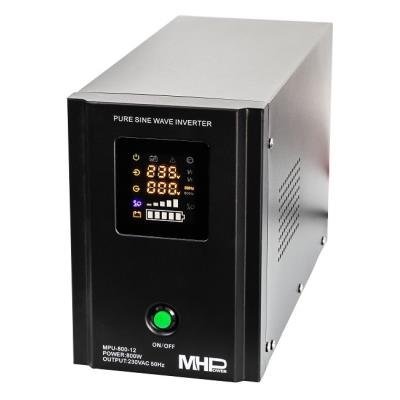 Inverter MPU-800-12, UPS, 800W, pure sine wave, 12V