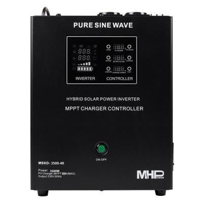 Inverter MSKD-3500-48, UPS, 3500W, pure sine wave, 48V, solar regulator MPPT 