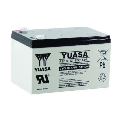 Yuasa Pb backup battery AGM 12V/14Ah for cycling applications (REC14-12)