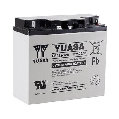 Yuasa Pb backup battery AGM 12V/22Ah for cycling applications (REC22-12B)