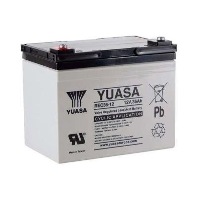 Yuasa Pb backup battery AGM 12V/36Ah for cycling applications (REC36-12I)