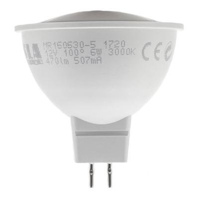 Tesla LED žárovka GU5/ 3 MR16/6W/12V/470lm/25 000h/3000K teplá bílá/100st