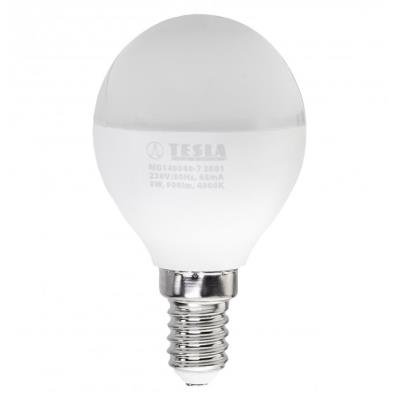 Tesla LED žárovka miniglobe BULB E14/8W/230V/900lm/25 000h/4000K denní bílá/220st